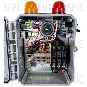 Alderon Aira-Guard Double Light Aerobic Control Panel with Pump Timer, Air Pump & High Water Alarms