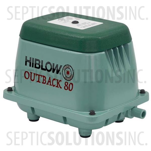 Hiblow Outback 80 High Heat Linear Septic Air Pump - Part Number HP80-OB