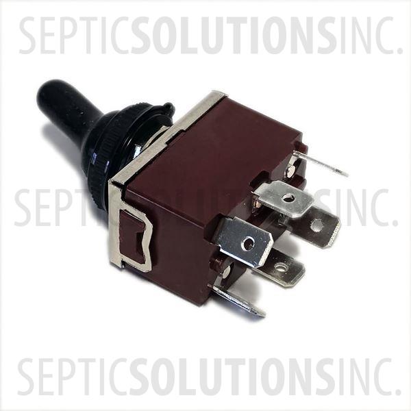 DPDT Run/Test/Mute Toggle Switch - Part Number 60A806