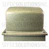 Pump Protector™ Vented Air Pump Housing and Platform in Speckled Sandstone - Part Number SSCOMBO-SANDSTONE