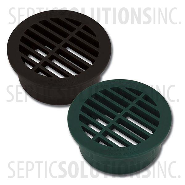 Polylok 3'' Round Drainage Pipe Grate - Part Number PDB-3G