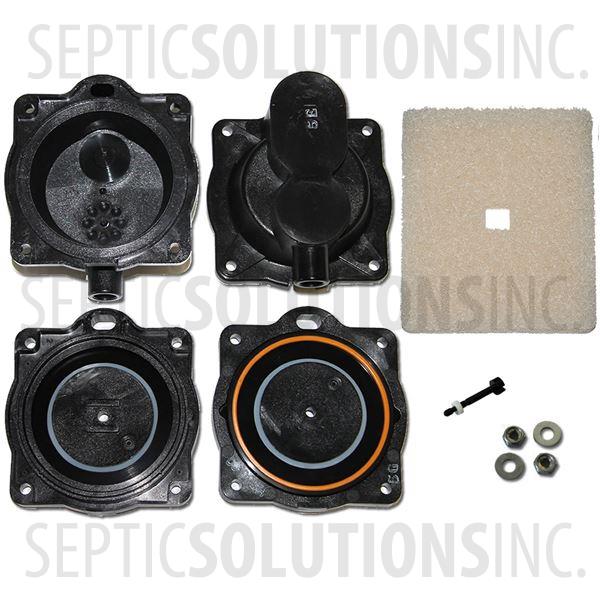 Diaphragm Replacement Kit for Delta Environmental Whitewater Model 60 and Model 80 Air Pumps - Part Number DW6080Kit