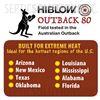 Hiblow Outback 80 / HP-80 High Heat Diaphragm Replacement Kit - Part Number PHPCS0011P