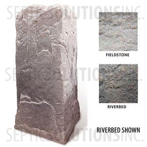 Riverbed Brown Replicated Rock Enclosure Model 113