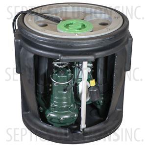 Zoeller 912 24'' x 24'' Sewage Pump System Package with 4/10 HP Sewage Ejector Pump