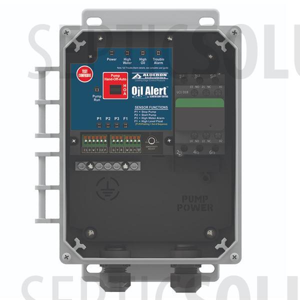 Alderon Oil Alert! Elevator Sump Water Removal System for 230VAC Pumps - Part Number 7412