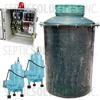 200 Gallon Duplex Pump Station w/ (2) 1 HP Little Giant Grinders