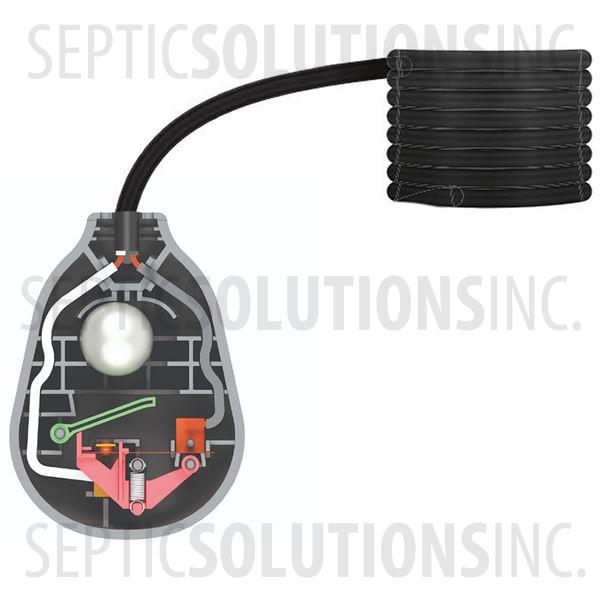 Alderon Relyon RL-13 Mechanical Pump Float Switch with 20' Cord, No Plug - Part Number 2010008