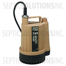 Liberty Pumps 260 1/6 HP Submersible Utility Pump