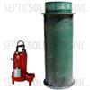 120 Gallon Pump Station with 1.0 HP Liberty Sewage Ejector Pump