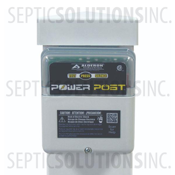 Alderon PowerPost 4X Outdoor Pedestal High Water Alarm with 20' Mechanical Float Switch - Part Number 7115