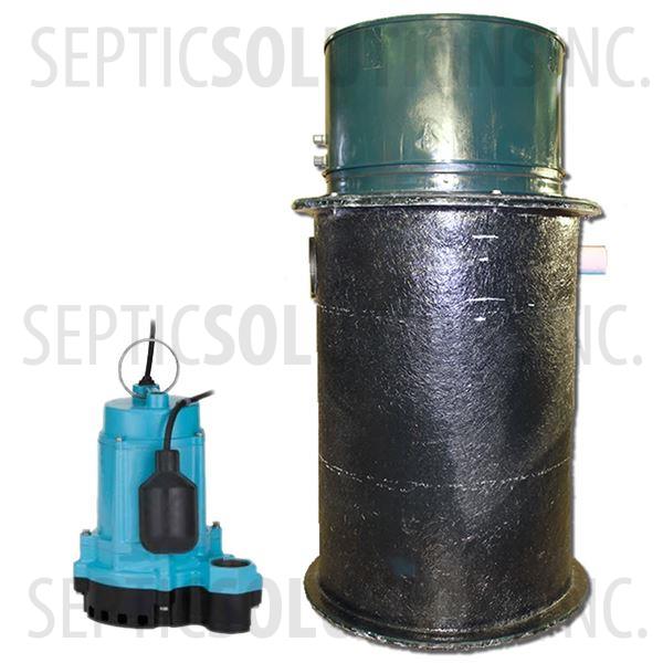 70 Gallon Simplex Fiberglass Pump Station with 1/3 HP Effluent Pump - Part Number 2153-13E
