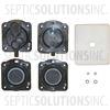 Hiblow HP-30 and HP-40 Diaphragm Replacement Kit - Part Number 40PC000031