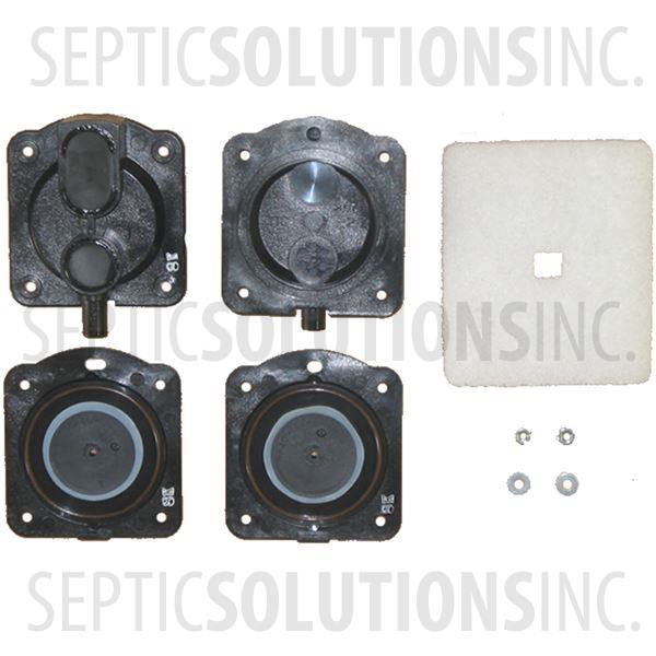 Hiblow HP-30 and HP-40 Diaphragm Replacement Kit - Part Number 40PC000031