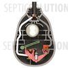 Alderon Relyon RL-15 Mechanical Pump Float Switch with 10' Cord, Piggyback Plug - Part Number 2010114