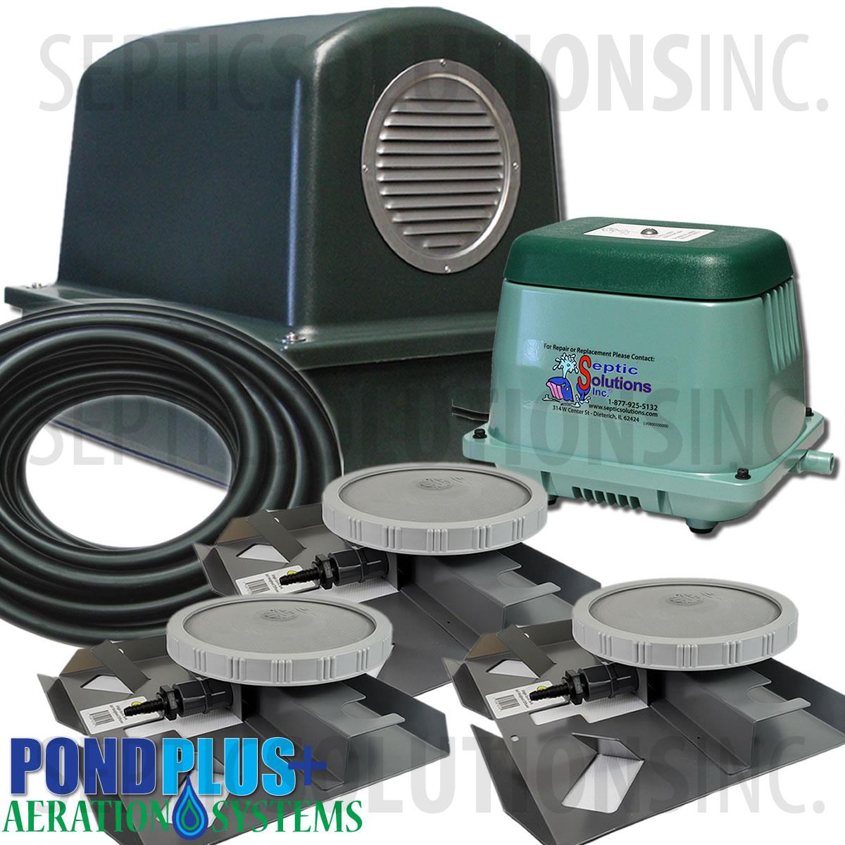 thumbnail image 2 of Complete Pond Aeration Kit For 1/2 Acre Medium Pond - DIY MEA Pro 3 System, 2.5 CFM Air Diffusion 2 of 5