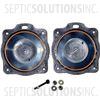 Hiblow HP-100 and HP-120 Diaphragms Only with Mounting Blocks - Part Number 120PD20011