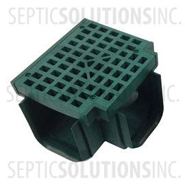 Polylok Heavy Duty Trench/Channel Drain Tee & Grate (Green)