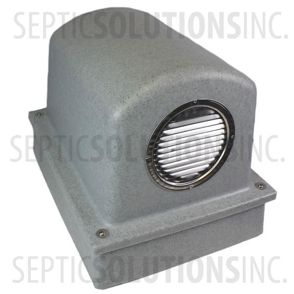 Pump Protector™ Vented Air Pump Housing and Platform in Speckled Granite - Part Number SSCOMBO-GRANITE