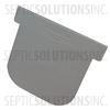 Skinny Trench Drain Closed End Cap (Grey)