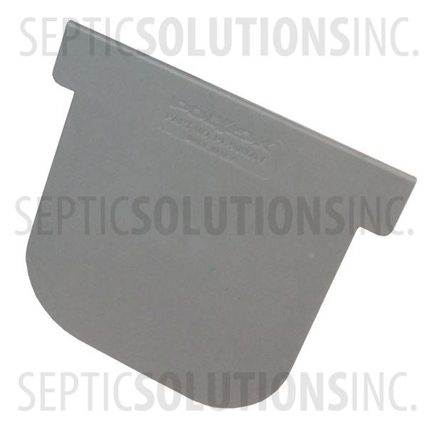 Polylok Skinny Trench/Channel Drain Closed End Cap (Grey) - Part Number PL-90861-CEG
