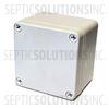 Small IP65 Junction Box - 4" x 4" x 2", 4 Cord Grips - Part Number PE-011-1-0001