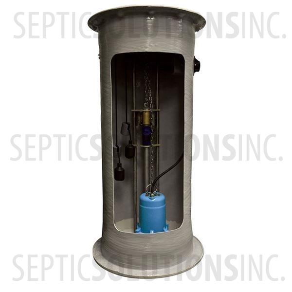 Little Giant Model IGP-SMPX2460 Simplex Sewage Grinder Pump Station - Part Number 515204