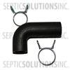 Hiblow 1/2'' Rubber 90 Connection Fitting