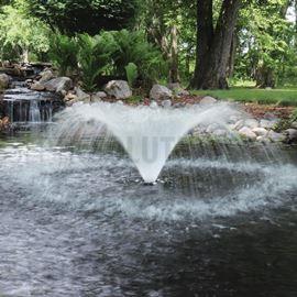 PondPlus+ Starburst Mini Floating Pond Fountain System with Super Bright LED Light Kit