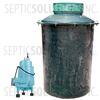 500 Gallon Pump Station with 1.0 HP Little Giant Grinder Pump