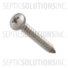 Stainless Steel Philips Screws for Polylok Risers and Standard Lids (10-Pack)