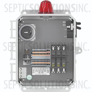 Alderon Aira-Guard Single Light Aerobic Control Panel with Pump Timer, Air Pump & High Water Alarms