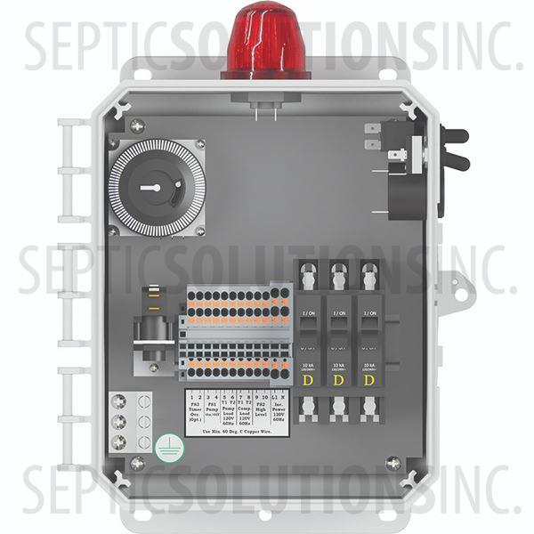 Alderon Aira-Guard Single Light Aerobic Control Panel with Pump Timer, Air Pump & High Water Alarms - Part Number 2011778