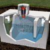 Ultra-Air Model 735 RED Septic Aerator - Alternative Replacement For Jet Aerator - Part Number UA12R