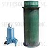 120 Gallon Pump Station with 1.0 HP Little Giant Sewage Pump