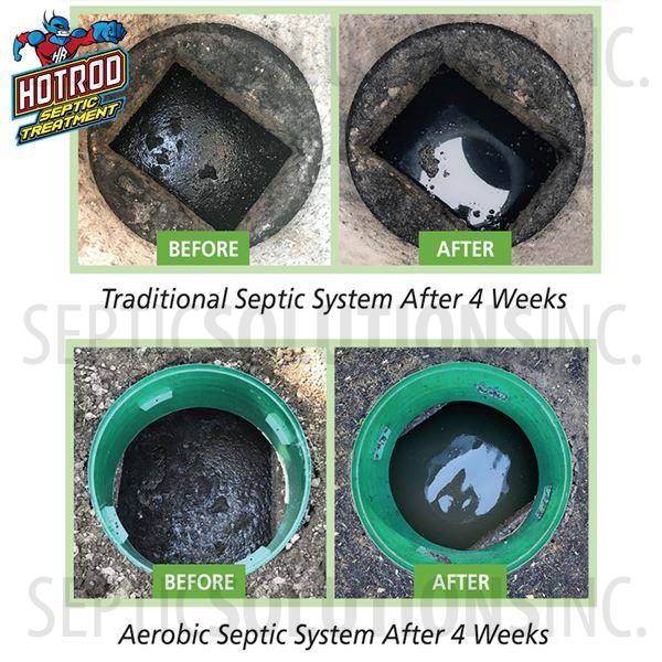 HOTROD Residential Septic Tank Treatment - Two 16 oz. Bottles, One Year Supply - Part Number HR10016-1Y