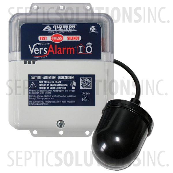 Alderon VersAlarm I/O Indoor/Outdoor High Water Alarm with 15' Mechanical Float and 6' Power Cord - Part Number 8040