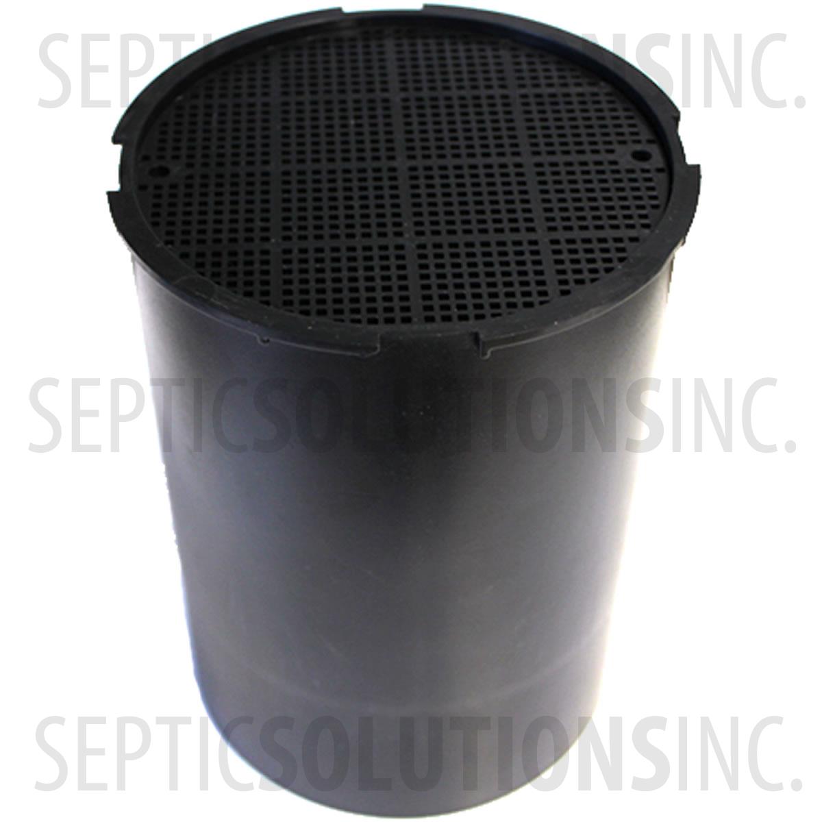 Septic tank carbon filter