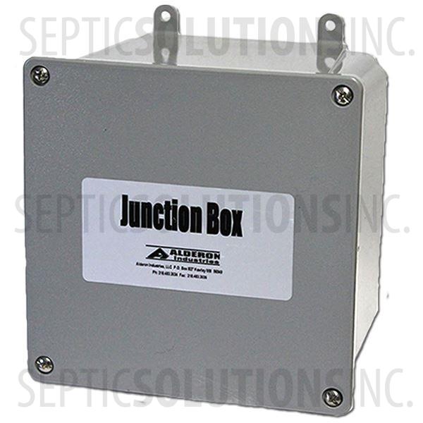 Alderon Medium Junction Box - 6" x 6" x 4", No Hub, No Cord Grips - Part Number 7096