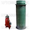 120 Gallon Pump Station with 1.0 HP Liberty Sewage Ejector Pump