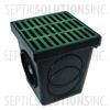 Polylok 9'' x 9'' Square Catch Basin with Grate Cover - Part Number PDB-9KIT