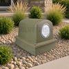 Pump Protector™ Vented Air Pump Housing and Platform in Speckled Sandstone - Part Number SSCOMBO-SANDSTONE