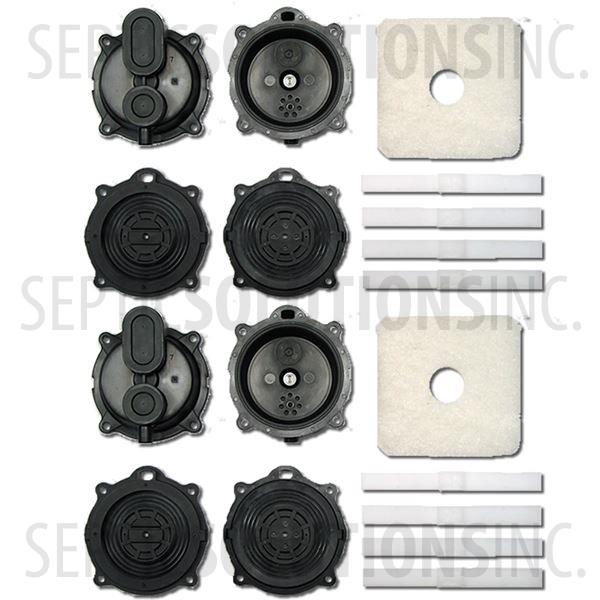 Secoh EL-120W, EL-150W, EL-200W Diaphragm Replacement Kit - Part Number EL120200WKit