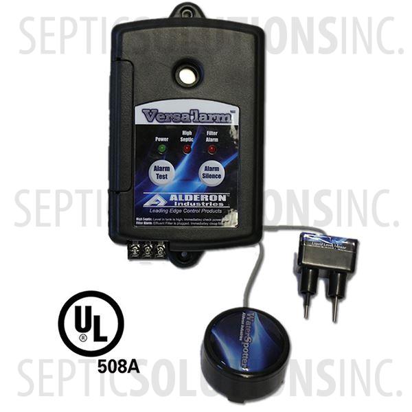 VersAlarm Dual Zone Water Alarm with Waterspotter Sump Probe Sensor and Waterspotter Flood Sensor - Part Number 7915-0809