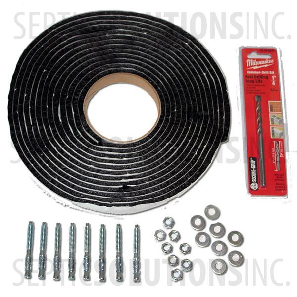 Adapter Ring Installation Anchor Kit with Sealant Rope - Part Number AnchorKit