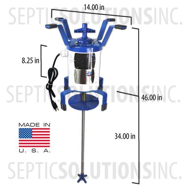 Ultra-Air Model 735 BLUE Flood Resistant Septic Aerator - Alternative Replacement for Norweco Aerators - Part Number UA14B-FR