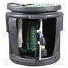 Zoeller 912 24'' x 24'' Sewage Pump System Package with 4/10 HP Sewage Ejector Pump - Part Number 912-1142