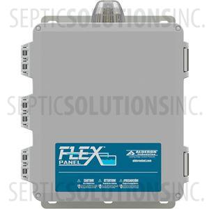 Alderon Flex Panel Duplex Time Dose & Demand Dose Control Panel with Solid Door and Alarm Beacon(120/230V, 0-15FLA)